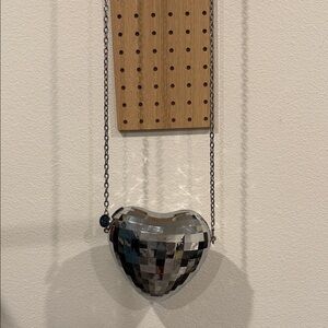 Kate Spade Heart-Shaped Disco Ball Bag